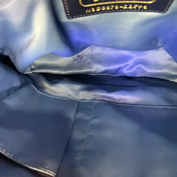 Coach Denim Signature Strip Medium Tote Shoulder Bag & Wallet Set - Picture 5 of 8